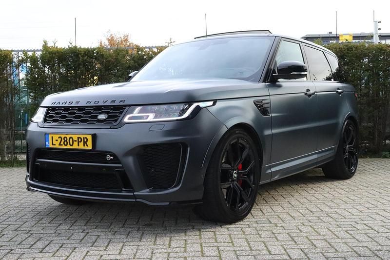 Zwart Gebruikt 2019 Land Rover Range Rover Sport SVR SUV | € 80.895 (Goede deal) - Afbeelding 1/4