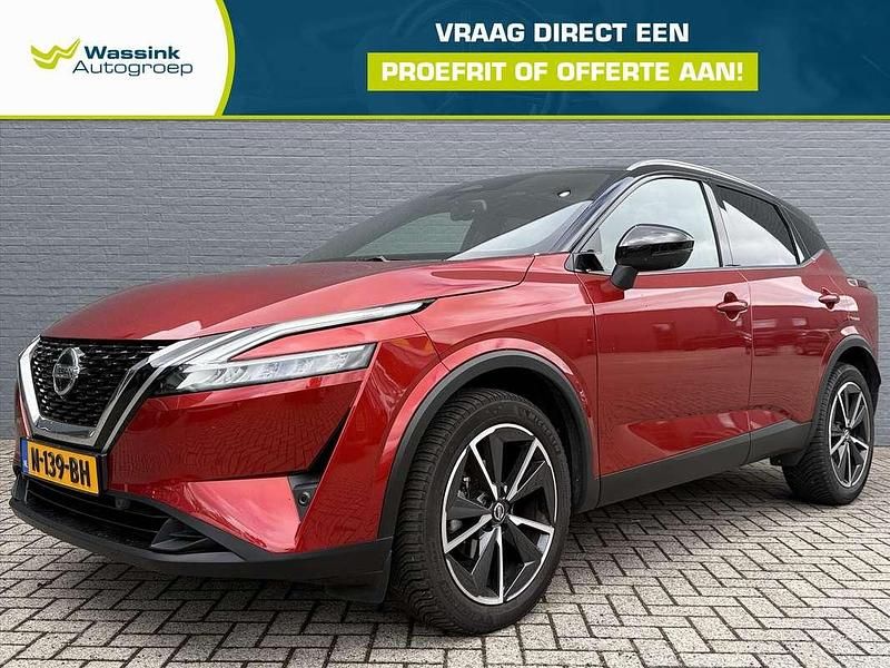 Rood Gebruikt 2021 Nissan Qashqai Tekna SUV | € 28.940 (Eerlijke prijs) - Afbeelding 1/4