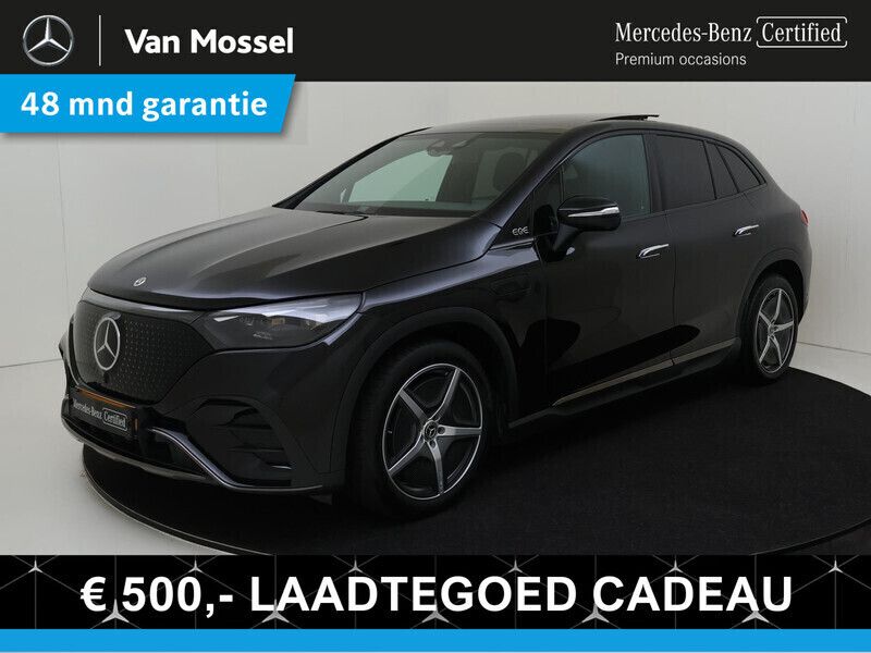 Zwart Gebruikt 2024 Mercedes EQE350 AMG line SUV | € 74.945 - Afbeelding 1/4