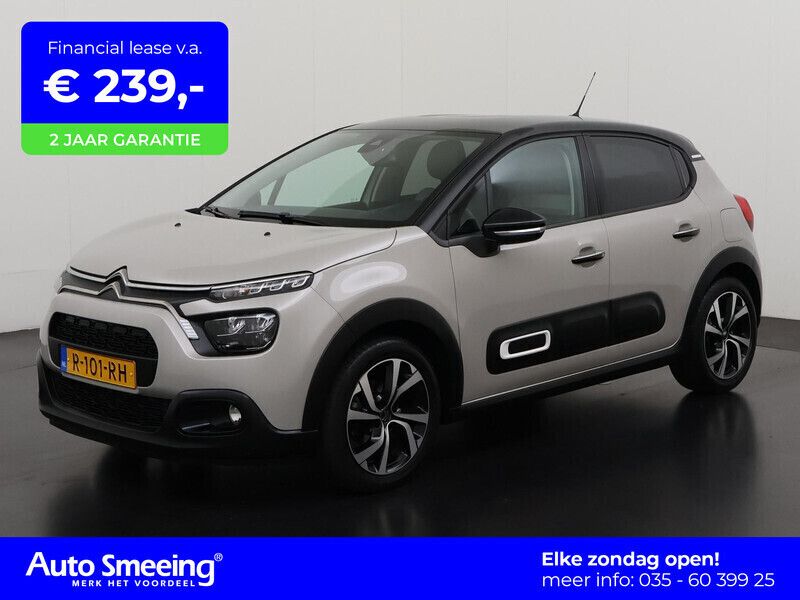 Grijs Gebruikt 2022 Citroën C3 PureTech Hatchback | € 18.945 (Eerlijke prijs) - Afbeelding 1/4