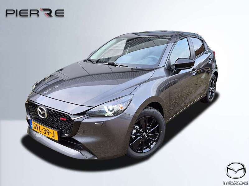 Grijs, metallic lak Gebruikt 2024 Mazda 2 Homura-Line Hatchback | € 23.845 (Eerlijke prijs) - Afbeelding 1/4