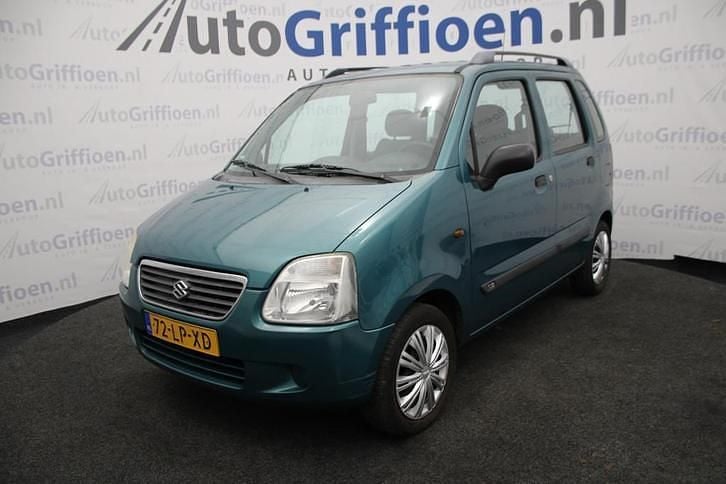 Groen Occasion 2003 Suzuki Wagon R+ GLS Stationwagen | € 1.990 (Eerlijke prijs) - Afbeelding 1/4