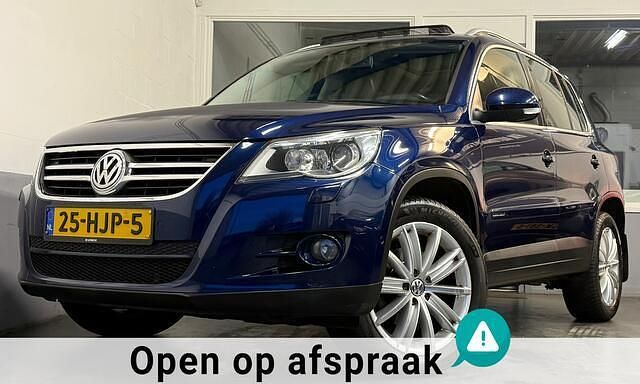 Blauw Occasion 2009 VW Tiguan Sport SUV | € 7.995 (Eerlijke prijs) - Afbeelding 1/4