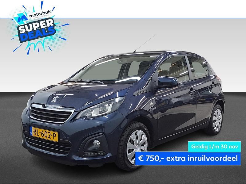 Blauw Gebruikt 2017 Peugeot 108 Active Hatchback | € 6.940 (Eerlijke prijs) - Afbeelding 1/4