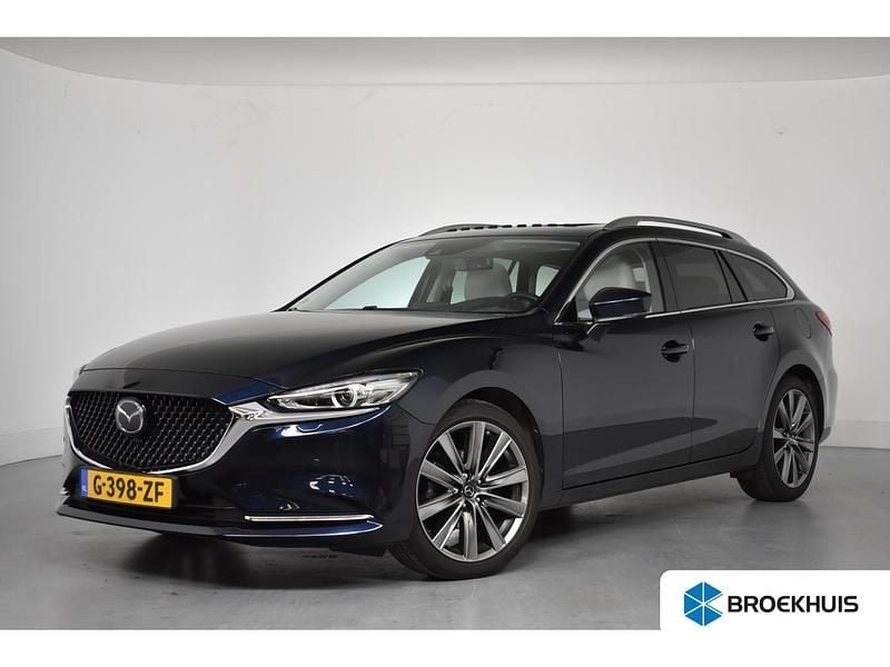 Occasion Mazda 6 Luxury 2019 Blauw Stationwagen