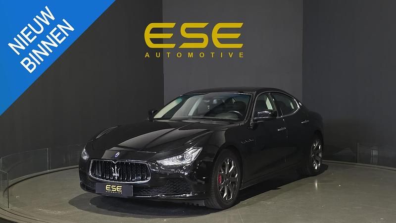 Zwart Gebruikt 2013 Maserati Ghibli Sedan | € 24.995 - Afbeelding 1/4