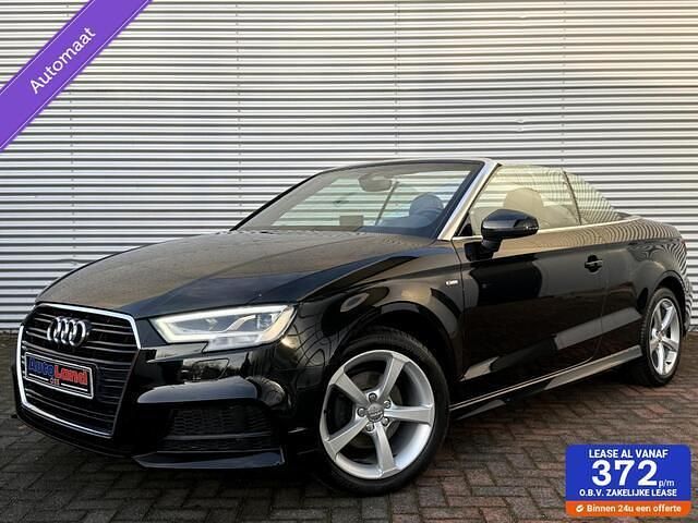 Zwart (metallic) Occasion 2017 Audi A3 Cabriolet S-Line Cabriolet | € 21.750 (Eerlijke prijs) - Afbeelding 1/4