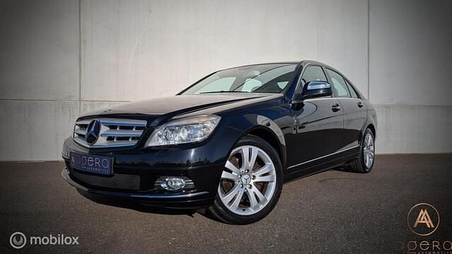 Zwart Occasion 2008 Mercedes C200 Avantgarde Sedan | € 9.299 (Iets duurder) - Afbeelding 1/4