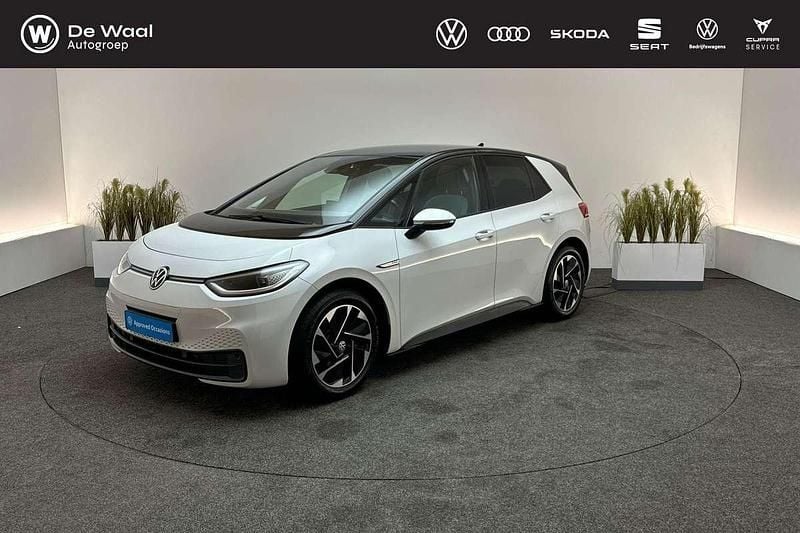 Wit Gebruikt 2021 VW ID.3 Business Hatchback | € 17.800 (Goede deal) - Afbeelding 1/3