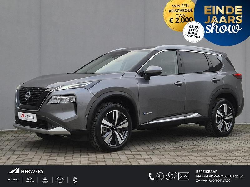 New grey (kad) Gebruikt 2024 Nissan X-Trail Tekna SUV | € 40.935 (Eerlijke prijs) - Afbeelding 1/4