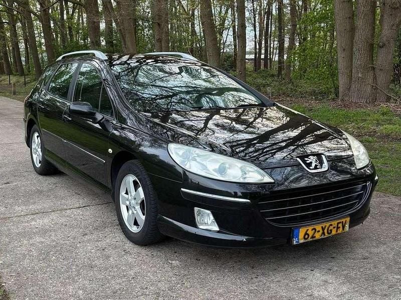 Zwart Gebruikt 2007 Peugeot 407 Premium Stationwagen | € 995 (Goede deal) - Afbeelding 1/4