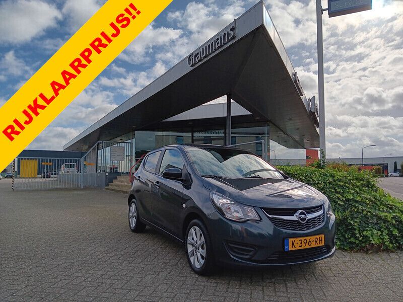 Grijs Gebruikt 2021 Opel Karl Cosmo Hatchback | € 12.850 (Goede deal) - Afbeelding 1/4