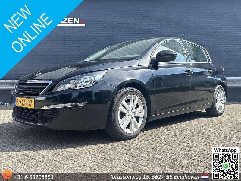 Zwart Gebruikt 2014 Peugeot 308 Premium Hatchback | € 4.350 (Goede deal) - Afbeelding 1/4