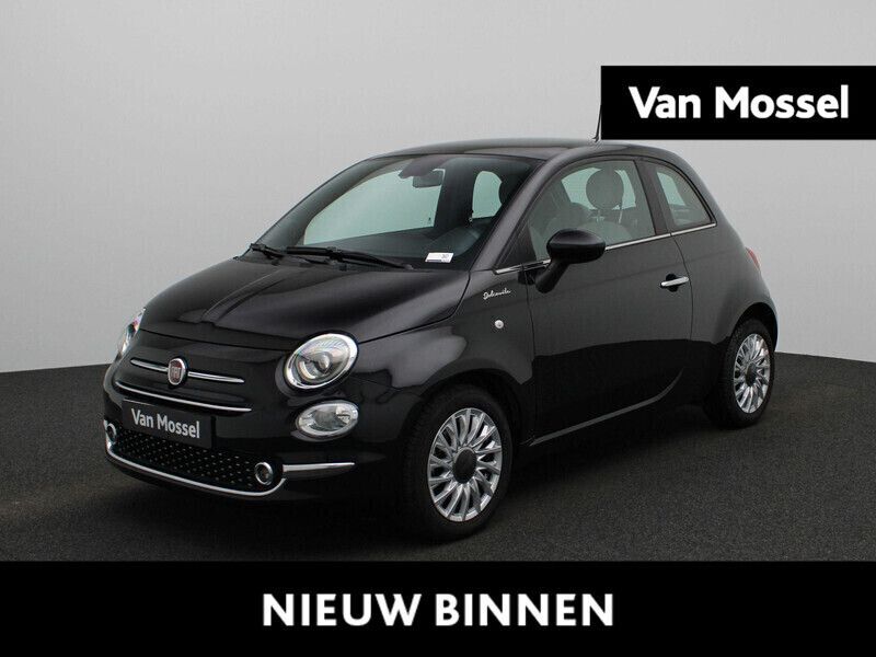 Zwart Gebruikt 2021 Fiat 500 Dolcevita Hatchback | € 13.900 (Eerlijke prijs) - Afbeelding 1/4