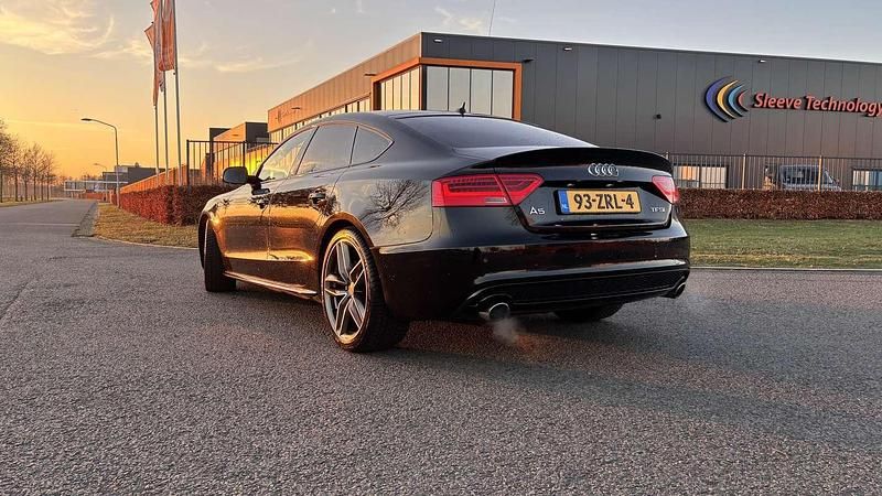 Occasion Audi A5 S-Line 170 PK (125 kW) 2013 Zwart Sedan