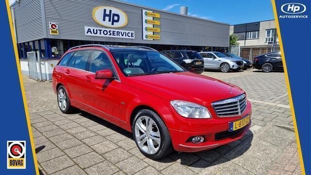 Rood Gebruikt 2008 Mercedes C350 Elegance Stationwagen | € 15.700 (Duur) - Afbeelding 1/4