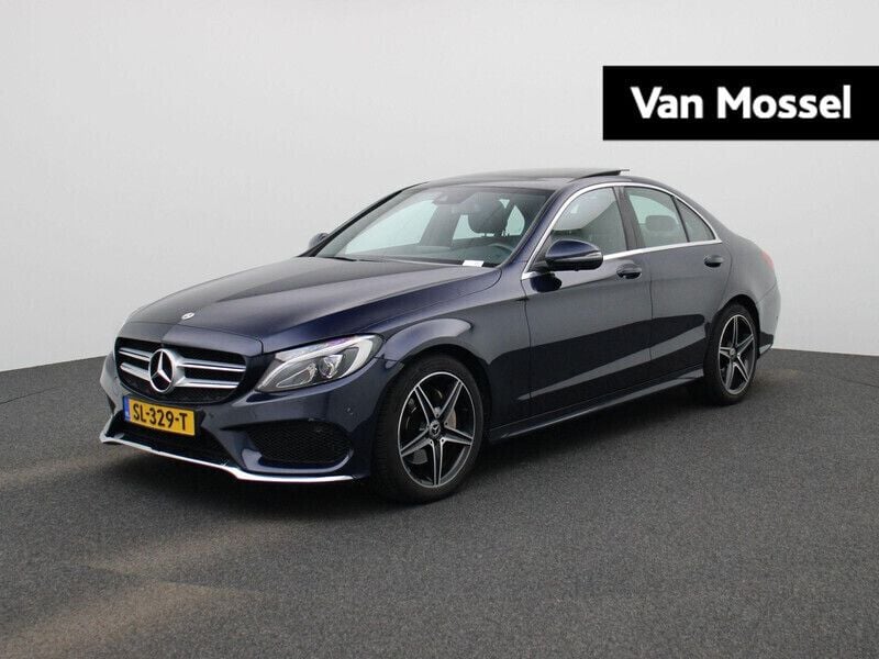 Blauw Gebruikt 2018 Mercedes C180 Sport Edition Sedan | € 24.900 (Eerlijke prijs) - Afbeelding 1/4