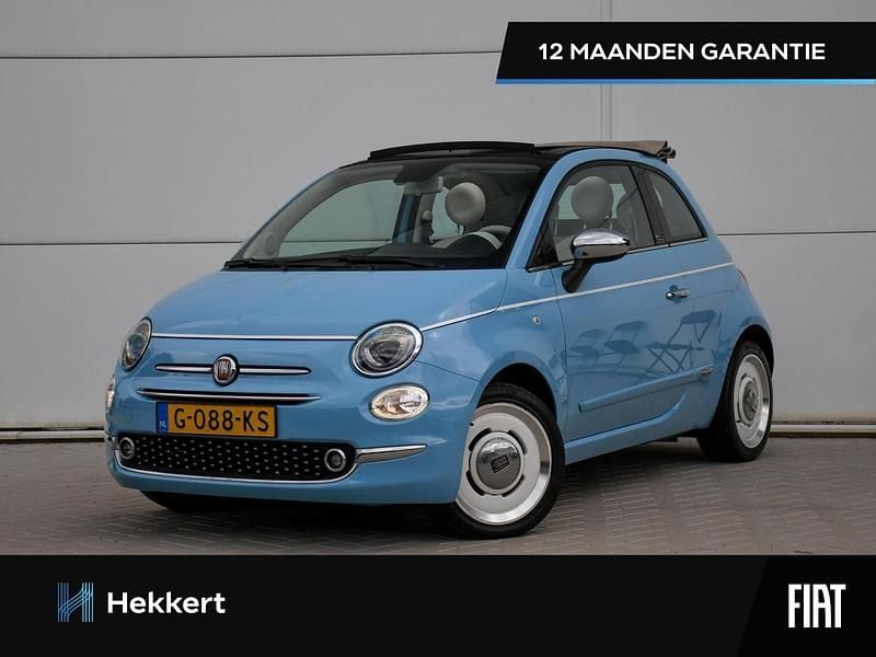 Blauw Gebruikt 2019 Fiat 500C Cabriolet | € 13.495 (Iets duurder) - Afbeelding 1/4