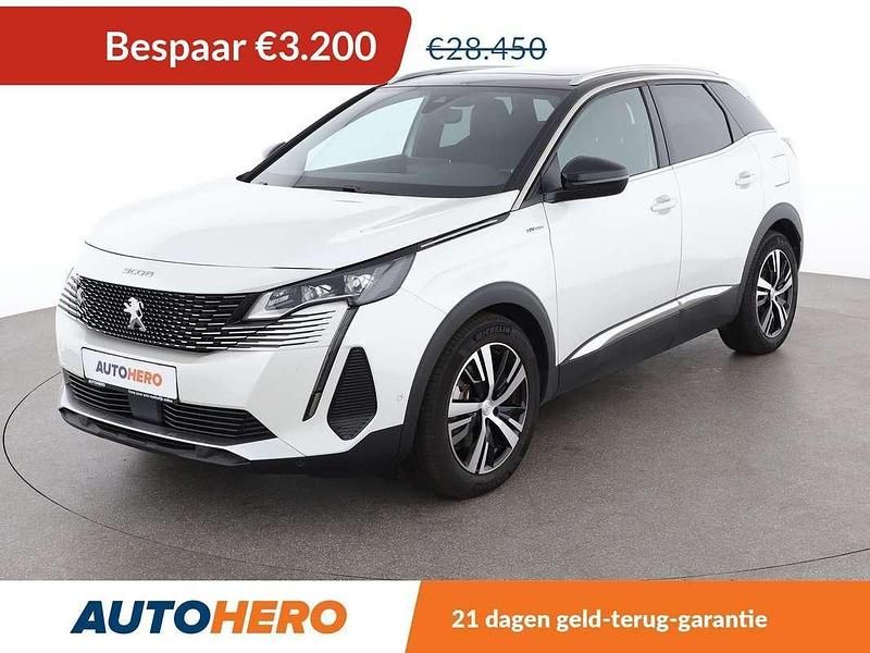 Wit Gebruikt 2022 Peugeot 3008 GT SUV | € 24.749 (Super prijs) - Afbeelding 1/3