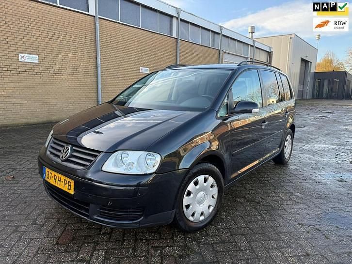 Zwart Gebruikt 2005 VW Touran Business MPV | € 1.299 (Super prijs) - Afbeelding 1/4