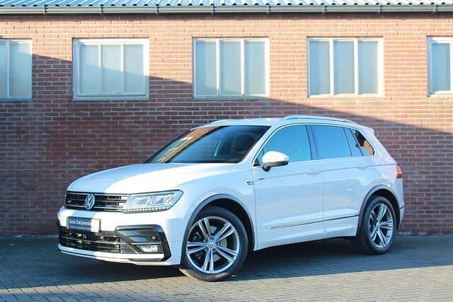 Wit Gebruikt 2018 VW Tiguan Highline SUV | € 24.500 (Goede deal) - Afbeelding 1/4