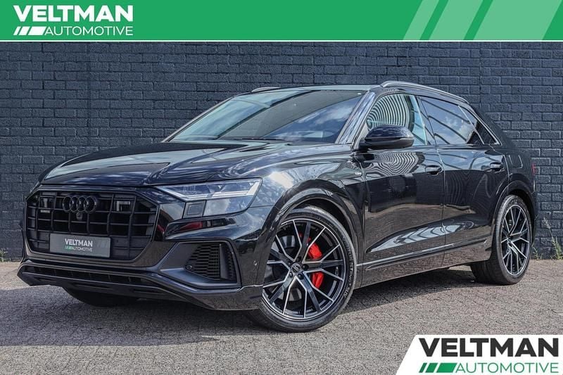 Zwart Gebruikt 2021 Audi Q8 S-Line SUV | € 62.995 (Super prijs) - Afbeelding 1/4
