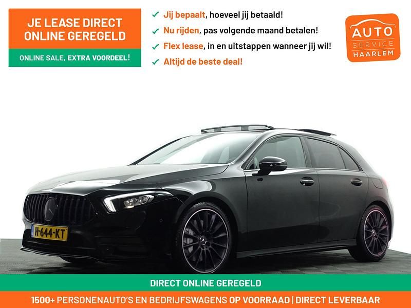 Zwart metallic Gebruikt 2020 Mercedes A180 AMG Hatchback | € 29.900 (Duur) - Afbeelding 1/4