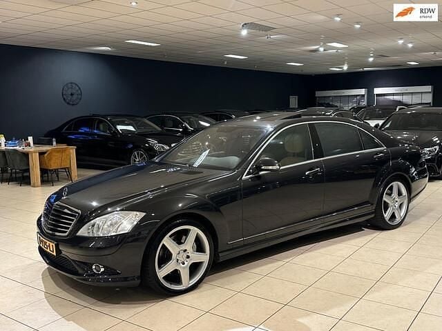 Zwart Gebruikt 2008 Mercedes S500 AMG Sedan | € 17.950 (Eerlijke prijs) - Afbeelding 1/4