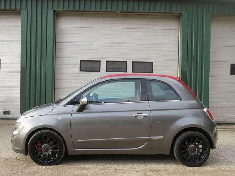 Grijs Gebruikt 2012 Fiat 500 Lounge Cabriolet | € 6.950 (Eerlijke prijs) - Afbeelding 1/4