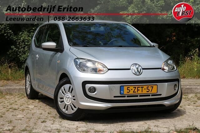 Grijs, metallic lak Gebruikt 2015 VW up! move up! Hatchback | € 6.245 (Eerlijke prijs) - Afbeelding 1/4