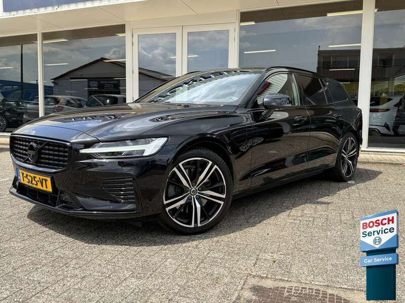 Zwart Gebruikt 2020 Volvo V60 R-Design Stationwagen | € 34.900 (Eerlijke prijs) - Afbeelding 1/3