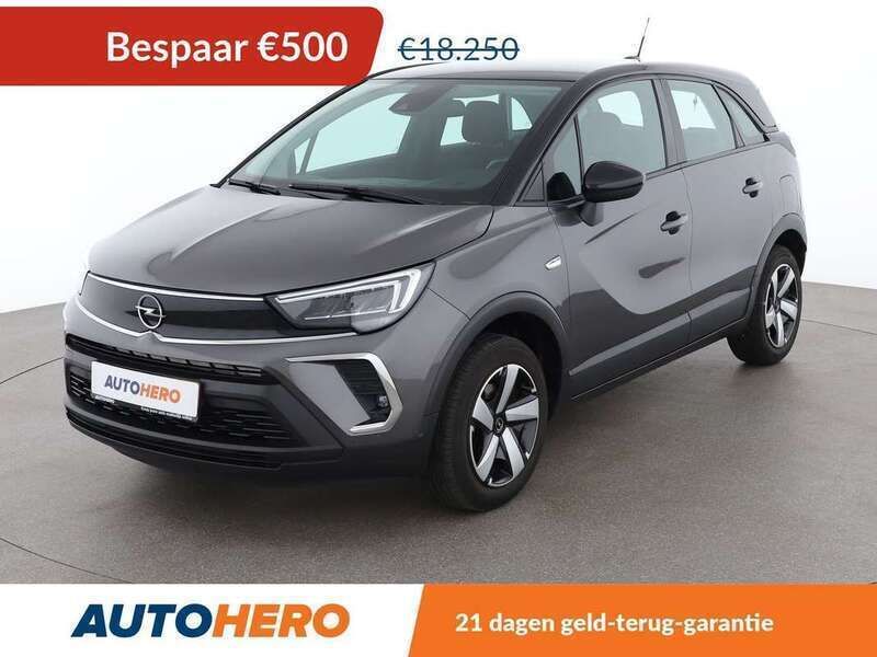 Zwart Gebruikt 2021 Opel Crossland X Edition SUV | € 17.149 (Super prijs) - Afbeelding 1/3