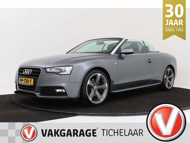 Grijs Gebruikt 2014 Audi A5 Cabriolet S-Line Cabriolet | € 19.699 - Afbeelding 1/3