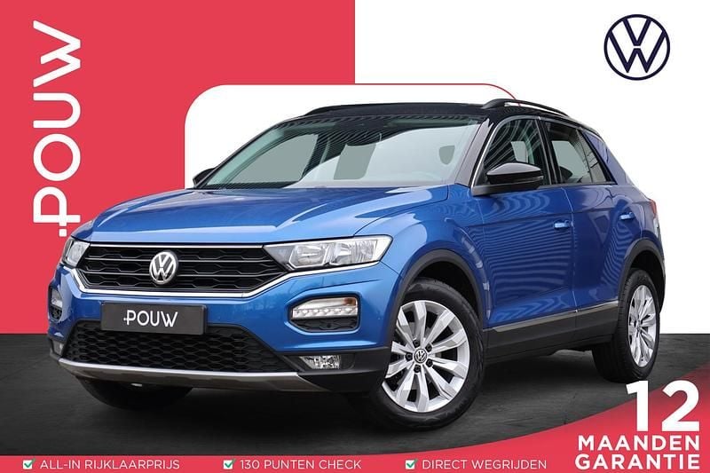 Blauw Occasion 2020 VW T-Roc Style SUV | € 25.250 (Goede deal) - Afbeelding 1/4