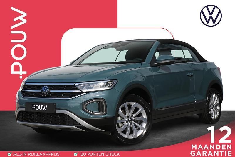 Blauw Gebruikt 2024 VW T-Roc Cabriolet Style Cabriolet | € 40.900 (Goede deal) - Afbeelding 1/4