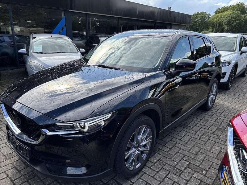 Jet black mica (41w) (donker zwart) Gebruikt 2020 Mazda CX-5 Luxury SUV | € 32.450 (Eerlijke prijs) - Afbeelding 1/3