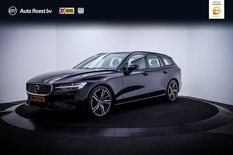 Zwart Gebruikt 2020 Volvo V60 R-Design Stationwagen | € 27.925 - Afbeelding 1/4