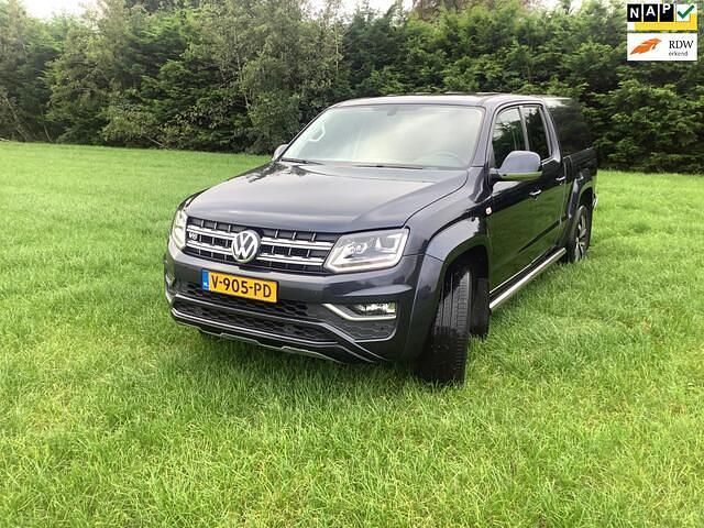 Blauw Gebruikt 2018 VW Amarok Highline Pickup | € 19.600 (Duur) - Afbeelding 1/4