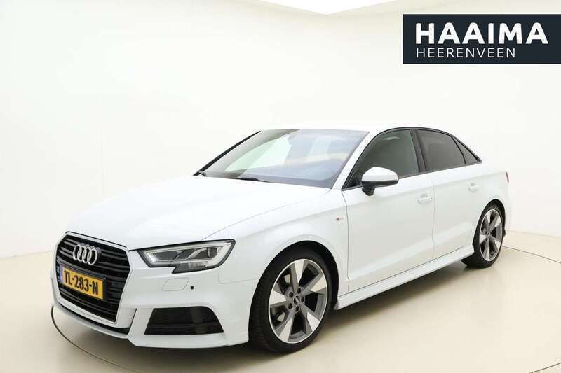 Wit Gebruikt 2018 Audi A3 S-Line Sedan | € 19.950 (Eerlijke prijs) - Afbeelding 1/3