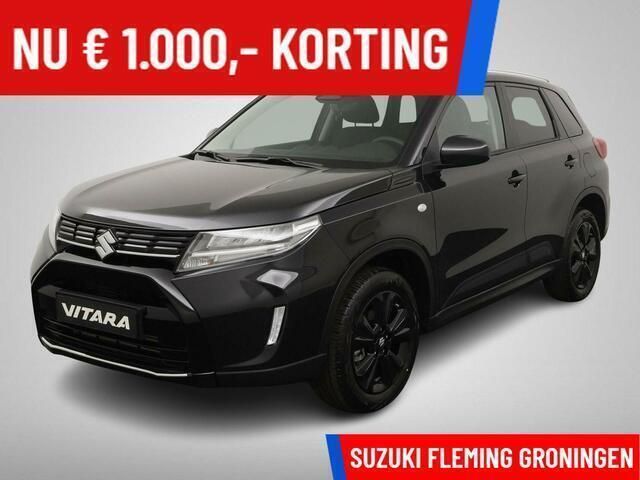 Zwart Nieuw 2025 Suzuki Vitara SUV | € 31.999 (Eerlijke prijs) - Afbeelding 1/4