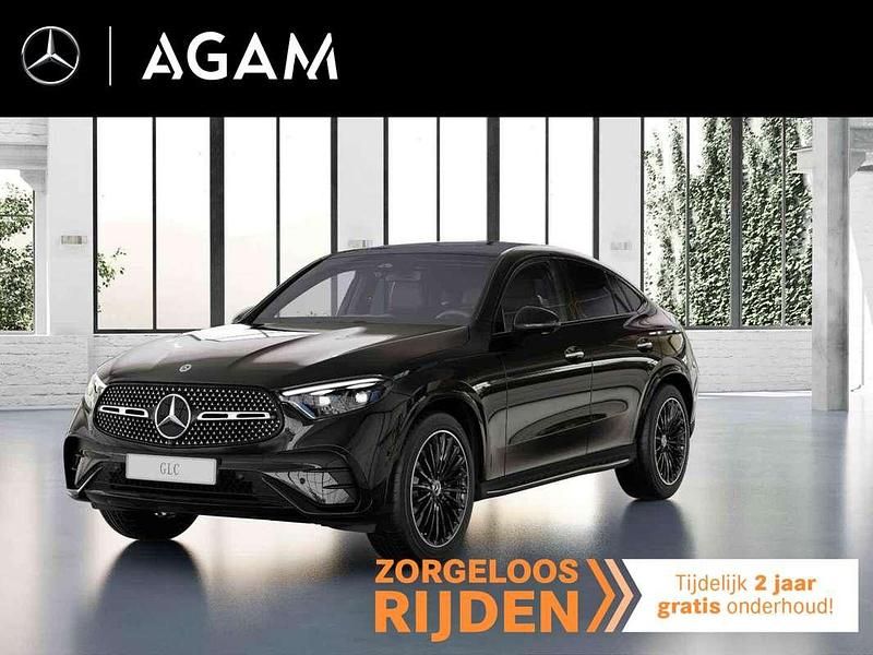 Zwart Nieuw 2025 Mercedes GLC300e Sport Edition Coupé | € 85.000 (Goede deal) - Afbeelding 1/4