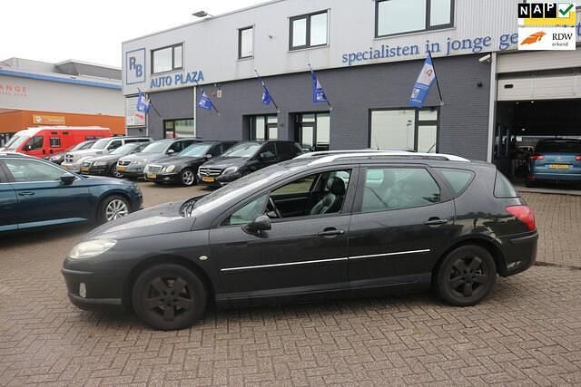 Zwart Gebruikt 2006 Peugeot 407 Stationwagen | € 699 (Super prijs) - Afbeelding 1/4