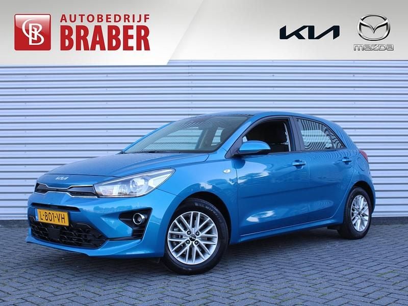Blauw Gebruikt 2021 Kia Rio Hatchback | € 16.995 (Eerlijke prijs) - Afbeelding 1/4