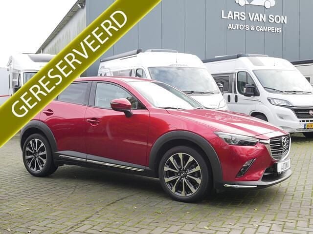Rood (metallic) Occasion 2019 Mazda CX-3 SUV | € 21.450 (Eerlijke prijs) - Afbeelding 1/4