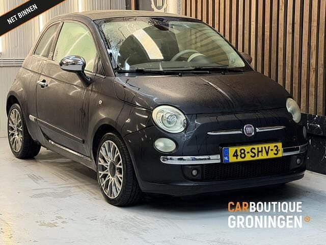 Zwart Gebruikt 2011 Fiat 500C Rock Cabriolet | € 3.990 (Eerlijke prijs) - Afbeelding 1/4