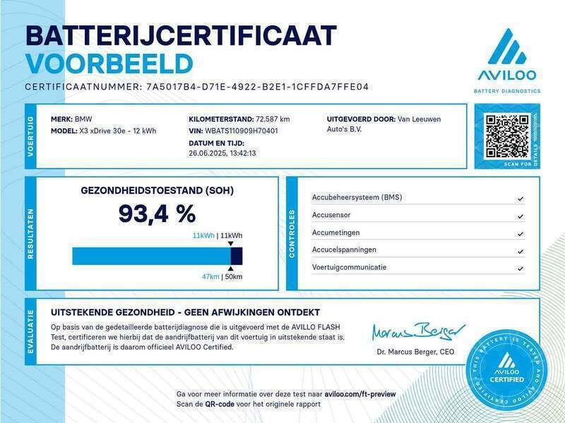 Grijs Gebruikt 2021 BMW X3 Executive SUV | € 40.995 (Goede deal) - Afbeelding 1/2