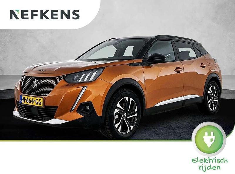 Oranje Gebruikt 2021 Peugeot e-2008 GTi SUV | € 17.725 (Eerlijke prijs) - Afbeelding 1/3