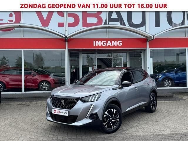 Grijs Gebruikt 2021 Peugeot 2008 GT SUV | € 20.950 (Eerlijke prijs) - Afbeelding 1/4