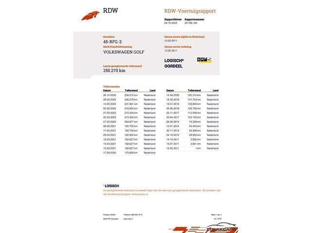 Occasion VW Golf VI R-line 160 PK (117 kW) 2011 Grijs Hatchback