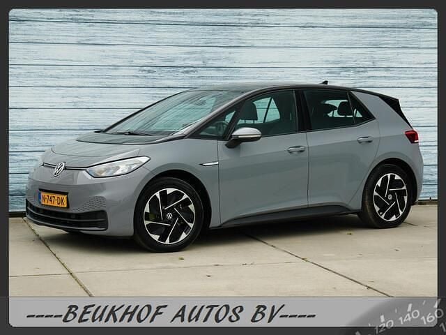 Grijs Gebruikt 2021 VW ID.3 Pro Hatchback | € 16.450 (Goede deal) - Afbeelding 1/4